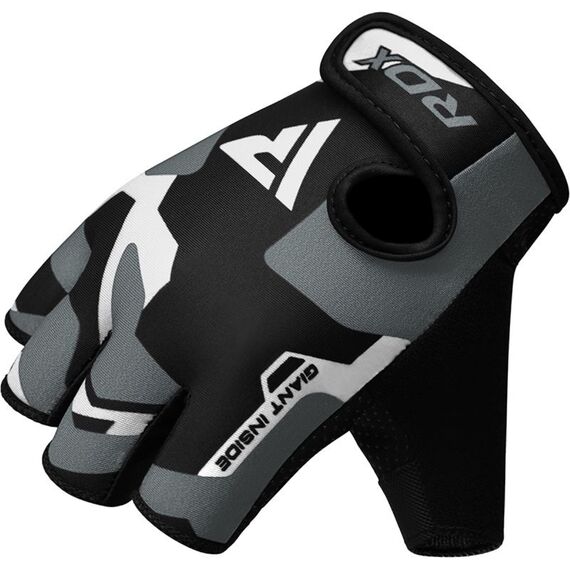 Gym Gloves Sumblimation F6 Gray-M, Taglia: M, Colore: Grigio, 4 image