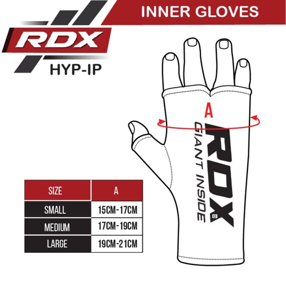 RDX Inner Gloves, Size: L, Colour: Schwarz, 2 image
