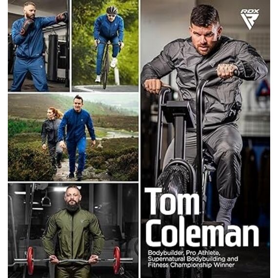 Clothing Sauna Suit C1, Taglia: L, Colore: Khaki, 4 image