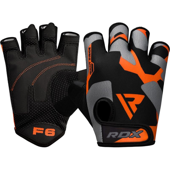 Gym Gloves Sumblimation F6 Orange-M, Size: M, Colour: Orange, 5 image