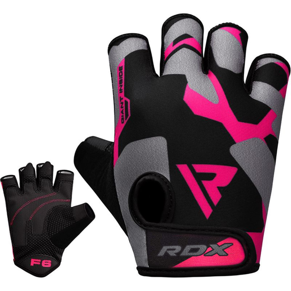 Gym Gloves Sumblimation F6 Pink-S, Size: S, Colour: Rosa, 5 image