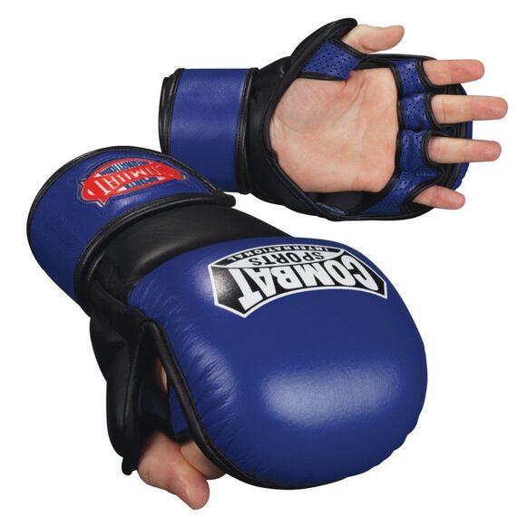 Gants de sparring MMA Combat Sports - Blanc/Noir - L, Taille: L, Couleur: Blanc, 2 image