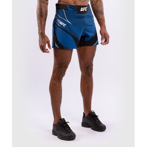 UFC Authentic Fight Night Men's Shorts - Short Fit, Colore: Blu , Size: M, 5 image