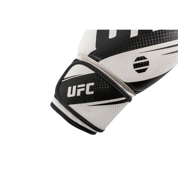 UFC PRO Performance Rush Training Boxing Gloves – White/Black – 16OZ, Colour: Weiss, OZ: 16oz, 10 image
