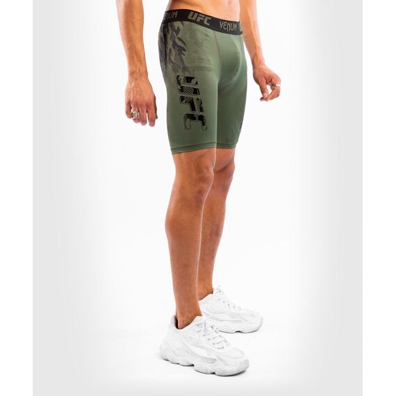 Short de Vale Tudo  UFC Authentic Fight Week, Taille: S, Couleur: Kaki, Taille ne pas utiliser: S, 2 image