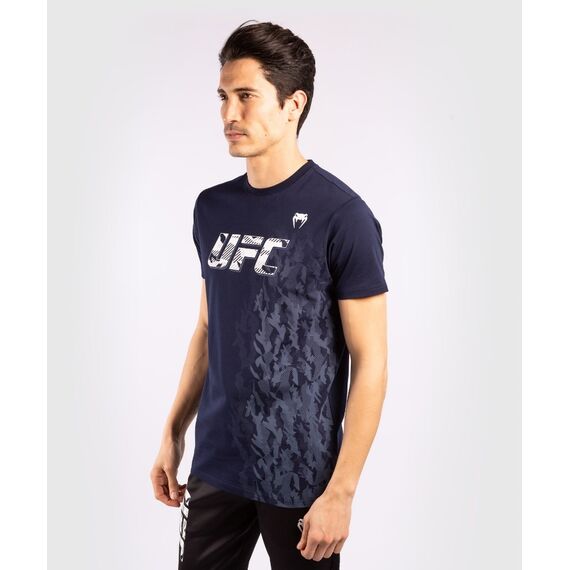 UFC Authentic Fight Week Men's Short Sleeve T-shirt, Colour: Blue, Size: S, 3 image