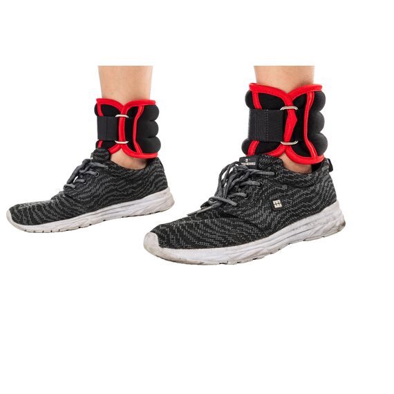 UFC Weighted ankle bracelets 2 x 0,5 Kg, Colore: Nero, Peso aggiuntivo: 1 kg, 5 image