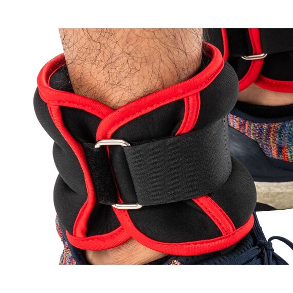 UFC Weighted ankle bracelets 2 x 1 Kg, Colour: Schwarz, Additional Weight: 2 kg, 3 image