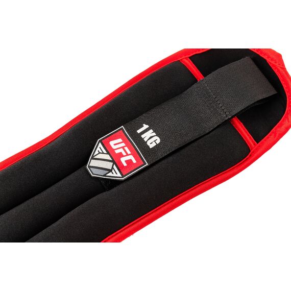 UFC Weighted ankle bracelets 2 x 1 Kg, Colour: Schwarz, Additional Weight: 2 kg, 5 image