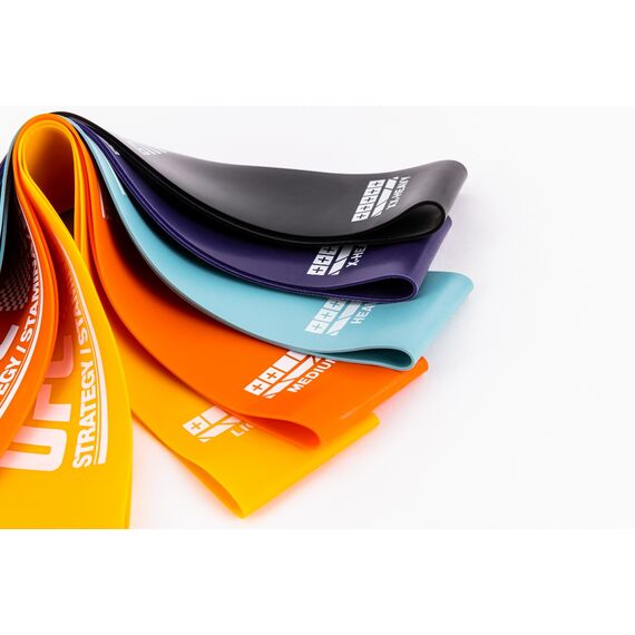 UFC Mini Resistance Bands – Set of 5 Levels, Colour: Multicolor, Additional Weight: Taille unique, 4 image