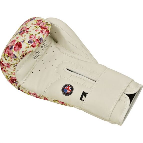 Boxing Gloves RDX FL6 Floral – White/Floral – 8oz, Colour: Weiss, OZ: 8oz, 5 image