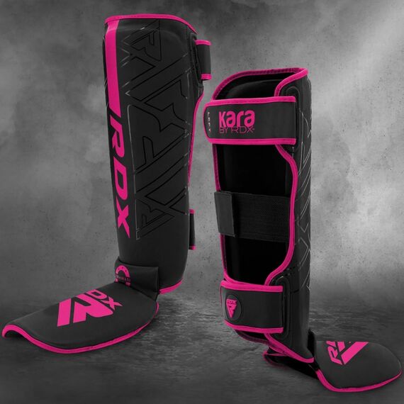 Shin Guards RDX F6 KARA - Black/Pink - L, 5 image