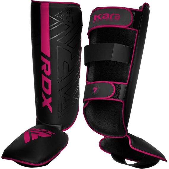 Shin Guards RDX F6 KARA - Black/Pink - L