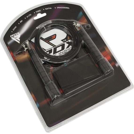 Corde à sauter avec poignées antidérapantes C11, Couleur: Noir, Longueur: 3.04m, 5 image