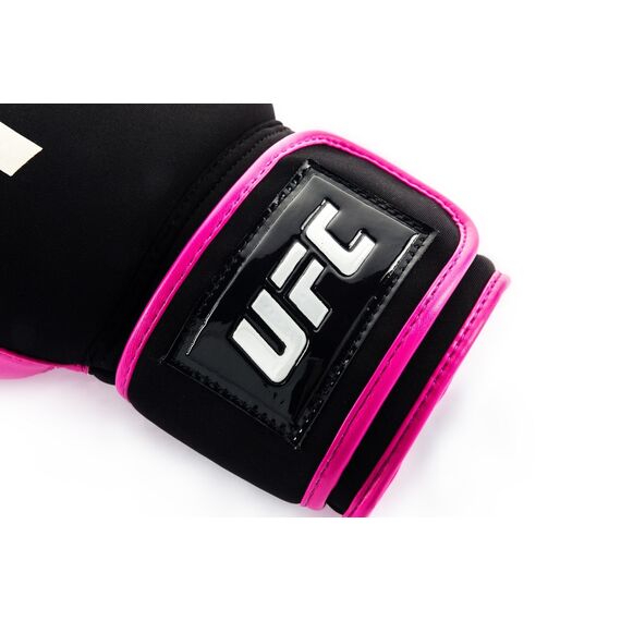 UFC PRO Waschbare Boxhandschuhe – Schwarz/Rosa – L, Bekleidungsgrösse: L, Farbe: Rosa, OZ: 14oz, 10 image