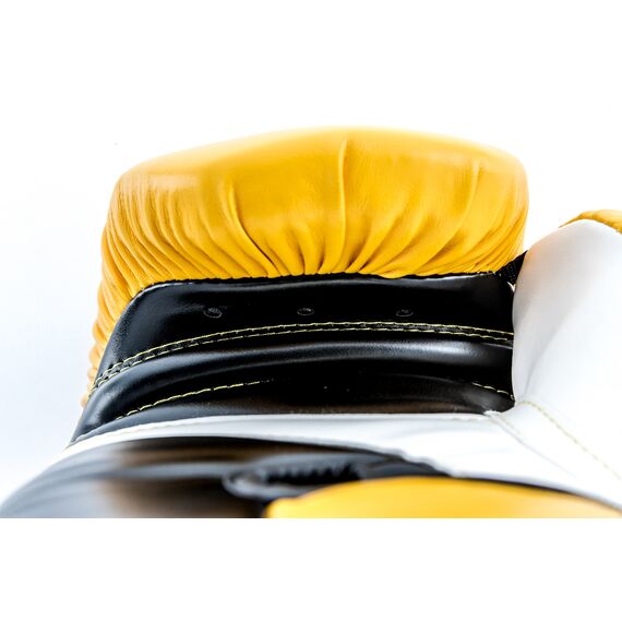 UFC PRO Training Boxing Gloves – Yellow/Black – 12OZ, Colour: Yellow, OZ: 12oz, 10 image