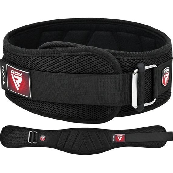 Ceinture de musculation RDX RX4 – Stabilité et confort total, Taille: L, Couleur: Noir