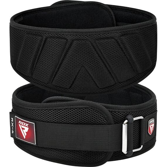 Ceinture de musculation RDX RX4 – Stabilité et confort total, Taille: L, Couleur: Noir, 3 image