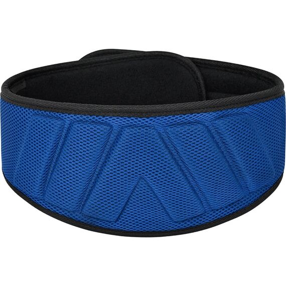 RDX RX4 Weightlifting Belt – Comfort and back support, Taglia: L, Colore: Blu , 5 image