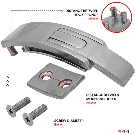 Ceinture de Musculation 4L Pro Cuir, Taille: M, Couleur: Marron, 3 image