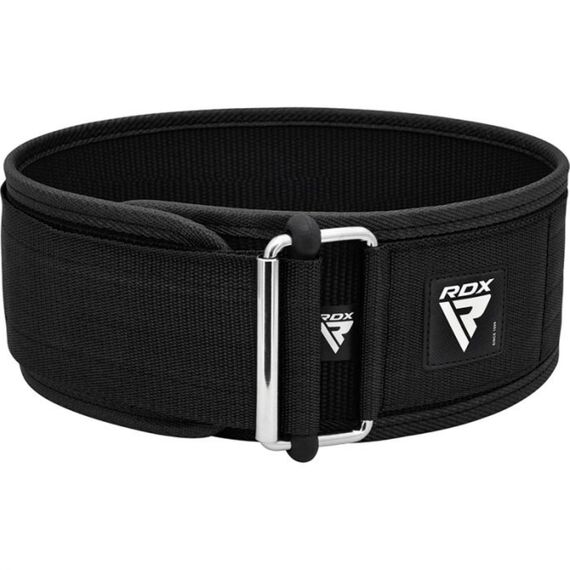 RDX RX1 Weightlifting Belt – Comfort and back support, Taglia: L, Colore: Nero, 3 image