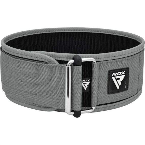 RDX RX1 Weightlifting Belt – Comfort and back support, Taglia: L, Colore: Grigio, 3 image