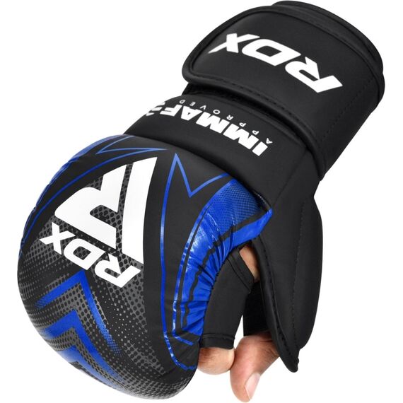 MMA Handschuhe RDX Shooter IMMAF – Blau – 2XL, Bekleidungsgrösse: 2XL, Farbe: Blau