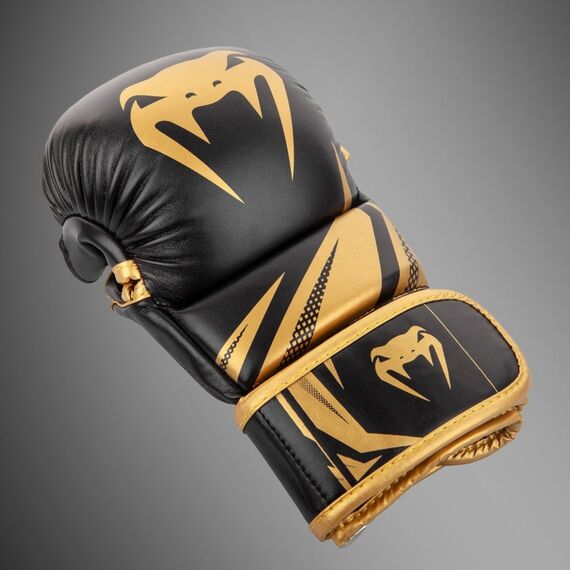 MMA Sparring Handschuhe Venum Challenger 3.0 – Schwarz/Gold – S, Bekleidungsgrösse: S, Farbe: Gold, 4 image