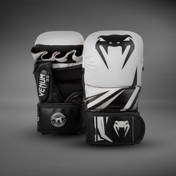 MMA sparring gloves Venum Challenger 3.0 – White/Black – M, Size: M, Colour: Weiss