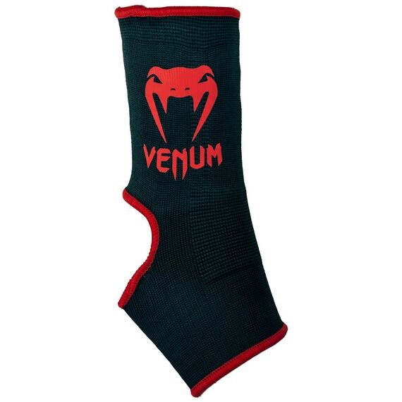 Venum Kontact Ankle Support Guard - Black/Red, Size: One Size, Colour: Schwarz