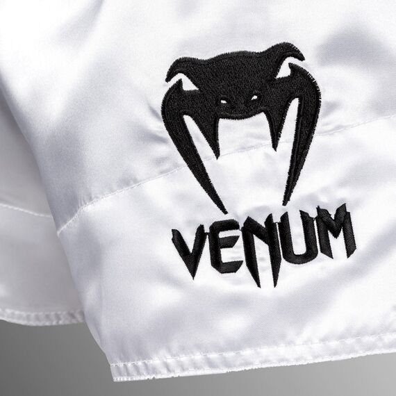 Venum Muay Thai Shorts Classic Weiß/Schwarz XL, Bekleidungsgrösse: XL, Farbe: Weiss, 2 image