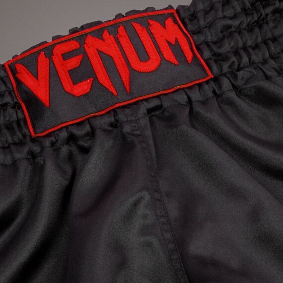 Venum Short Muay Thaï Classic Noir/Rouge XL, Taille: XL, Couleur: Noir, 2 image