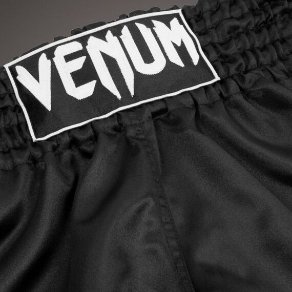 Venum Short Muay Thai Classic Noir/Blanc XL, Taille: XL, Couleur: Noir, 2 image
