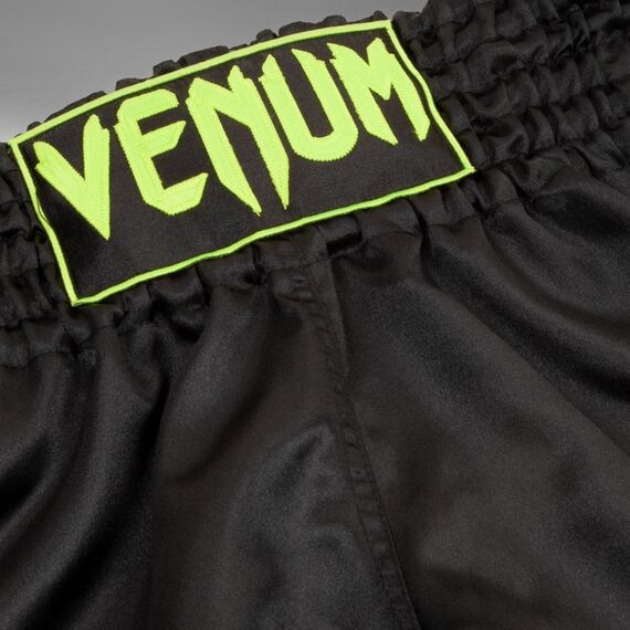 Venum Classic Muay Thai Shorts Black/Yellow S, Taglia: S, Colore: Nero, 2 image