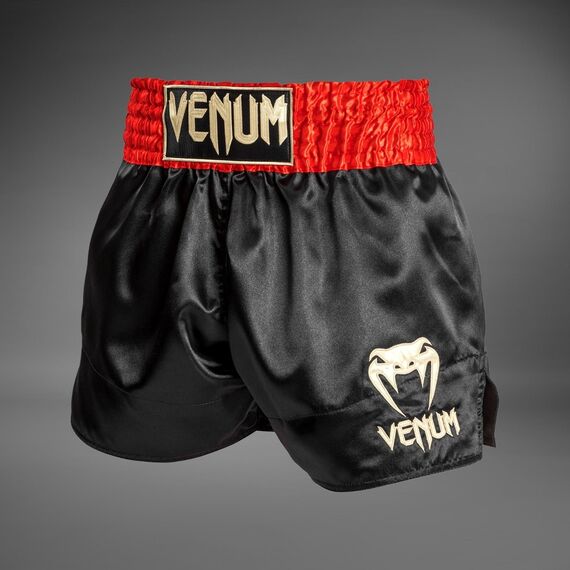 Venum Classic Muay Thai Shorts Red/Black S, Size: S, Colour: Schwarz, 3 image