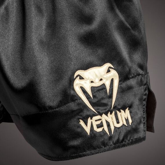 Venum Short Muay Thaï Classic Rouge/Noir XXL, Taille: 2XL, Couleur: Noir, 3 image