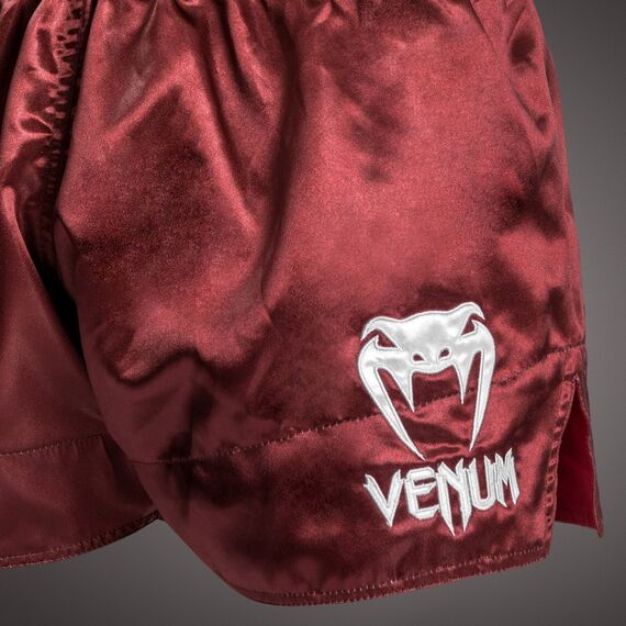 Venum Classic Muay Thai Shorts Bordeaux/Gold XL, Taglia: XL, Colore: Rosso , 5 image
