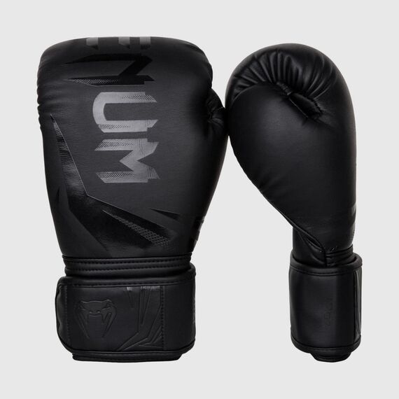 Boxing Gloves Venum Challenger 3.0 – Black / Black – 16 oz, Colour: Schwarz, OZ: 16oz