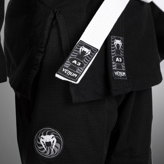 Venum First Kimono BJJ Nero A4, Colore: Nero, Taglia (Kimono): A4 192 cm, 4 image