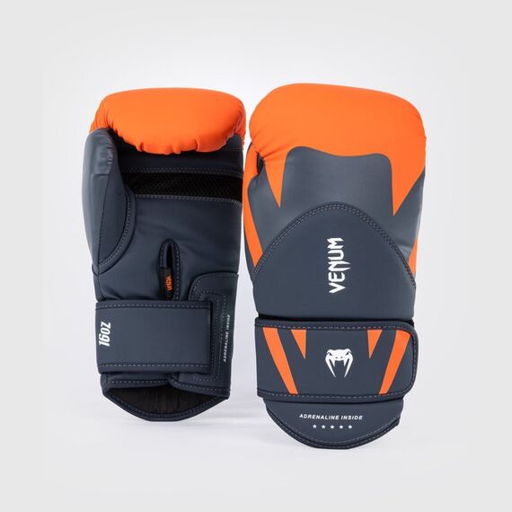 Boxhandschuhe Venum Challenger 4.0 – Schwarz / Orange – 16 oz, Farbe: Orange, OZ: 16oz, 3 image