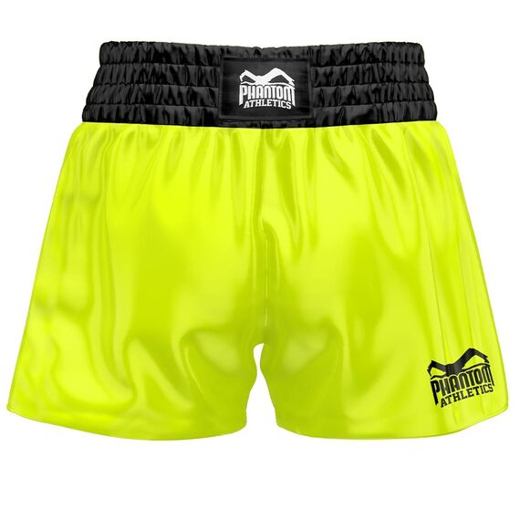 Pantaloncini Muay Thai Phantom Team – Giallo fluo – L, Taglia: L, Colore: Giallo , 2 image