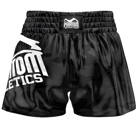 Muay Thai Shorts Team Phantom – Camo – XXL, Size: 2XL, Colour: Schwarz, 2 image