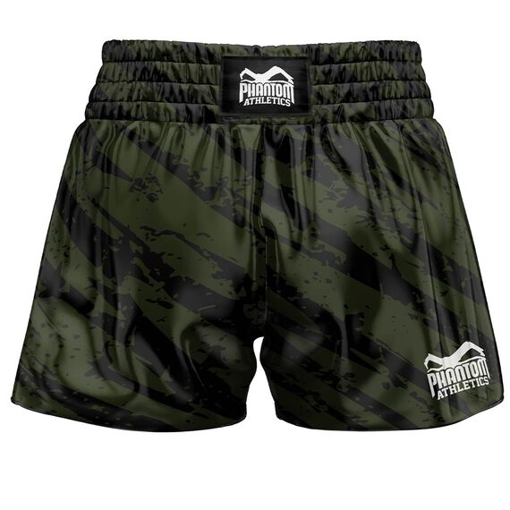 Short Muay Thai Camo Tiger Phantom – Verde – L, Taglia: L, Colore: Camouflage, 2 image
