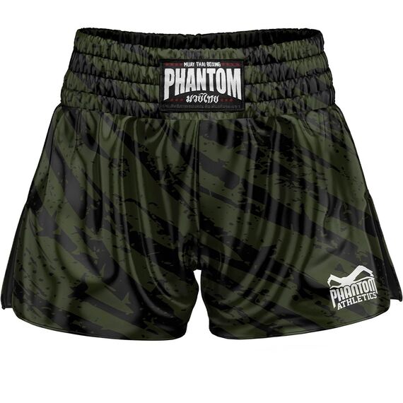 Muay Thai Shorts Camo Tiger Phantom – Gruen – M, Bekleidungsgrösse: M, Farbe: Camouflage