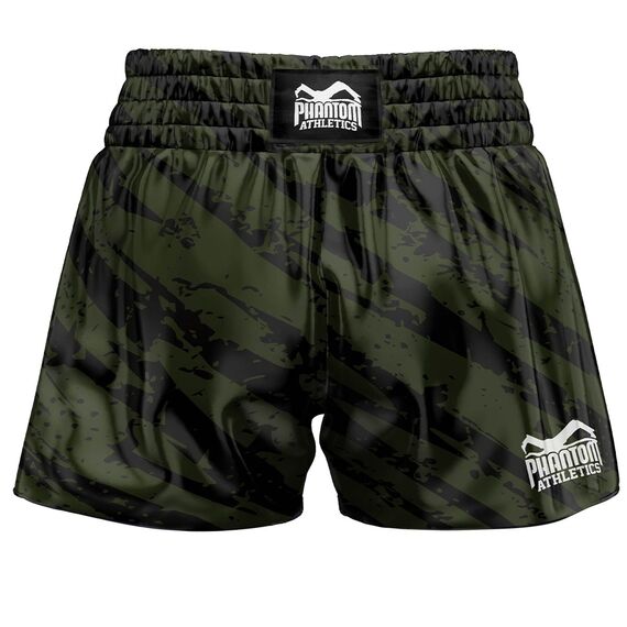 Short Muay Thai Camo Tiger Phantom – Verde – XL, Taglia: XL, Colore: Camouflage, 2 image
