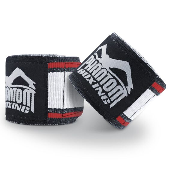 Bandes de boxe Phantom MT-Pro – Rouge – 450 cm, Couleur: Rouge, Longueur: 4.5m