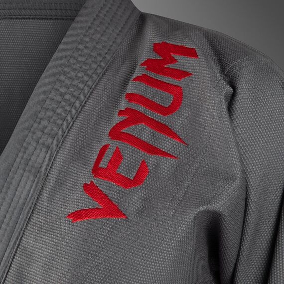 Venum Contender 3.0 Brazilian Jiu Jitsu Gi, Colore: Grigio, Taglia (Kimono): A1.5 164-170 cm, 4 image