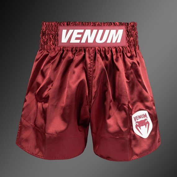 Muay Thai Shorts Venum Classic Evo – Burgundy – XL, Size: XL, Colour: Bordeau