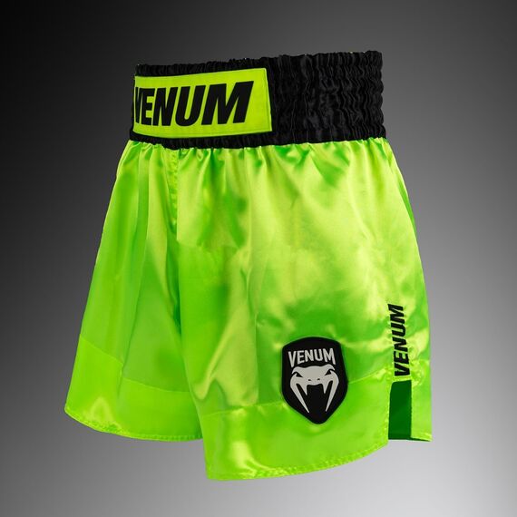 Muay Thai Shorts Venum Classic Evo – Neon Yellow/Black – L, Size: L, Colour: Yellow, 2 image