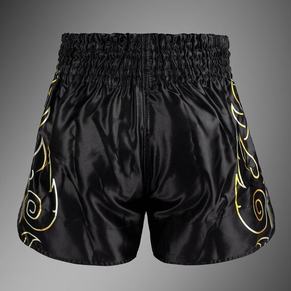 Muay Thai Shorts Venum VTC Flames – Black/Gold – L, Size: L, Colour: Schwarz, 4 image